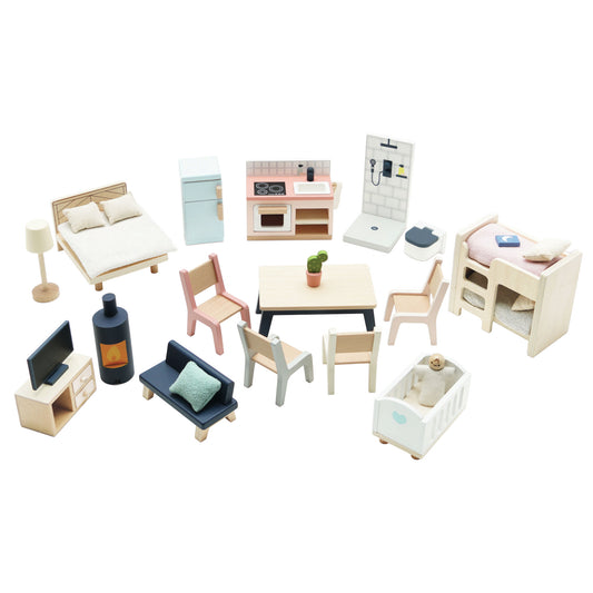Le Toy Van Puppenhausmöbel - Starter Set (neues Design)