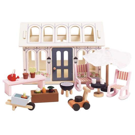 Le Toy Van Spieleset Wintergarten für Puppenhaus