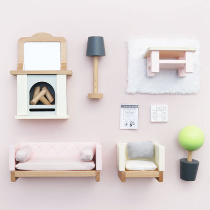 Le Toy Van Puppenhausmöbel - Daisylane Wohnzimmer (neues Design)