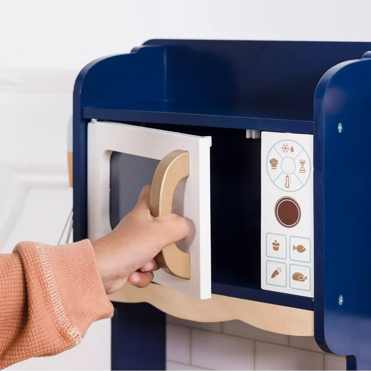 Le Toy Van Oxford Spielküche aus Holz – Dunkelblau mit Zubehör
