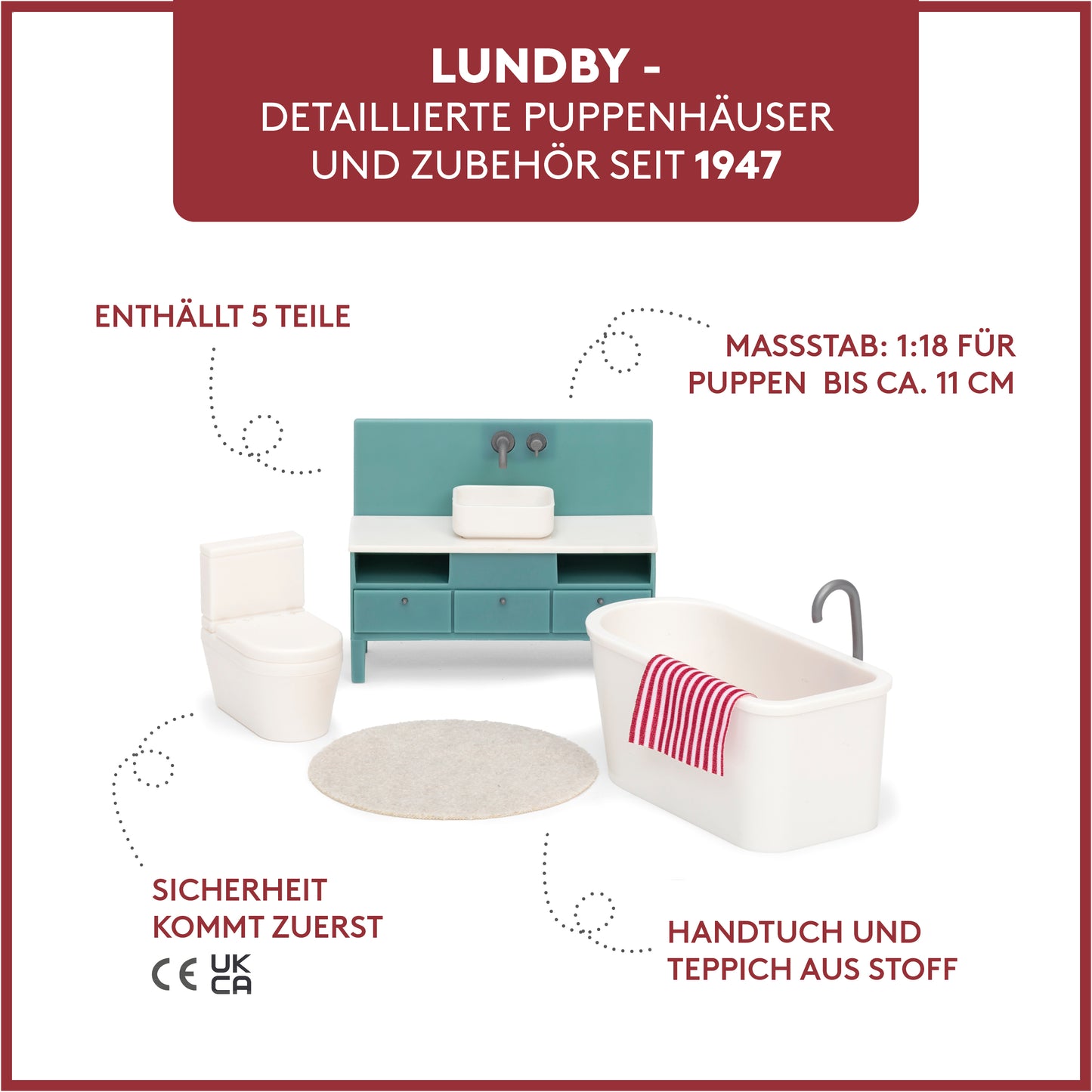 Lunby Basic Badezimmer-Set
