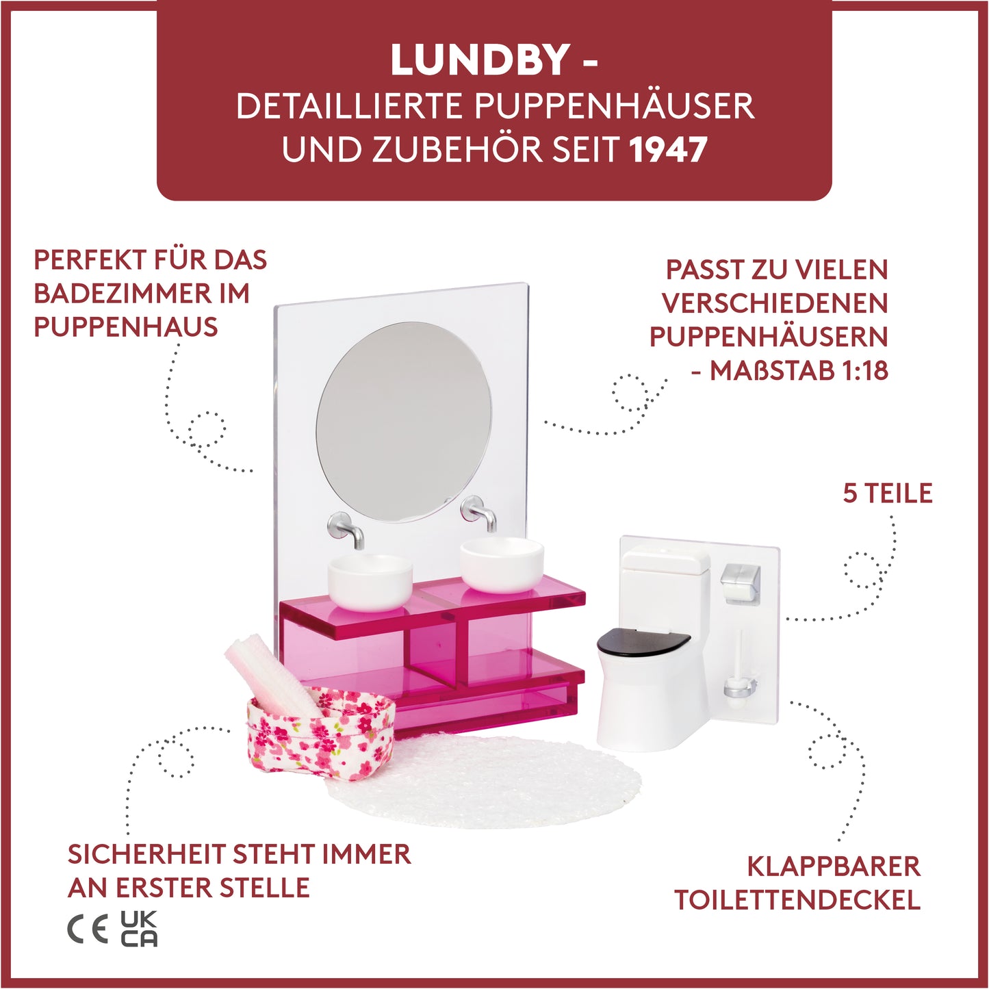Lundby Badezimmer-Suite-Set