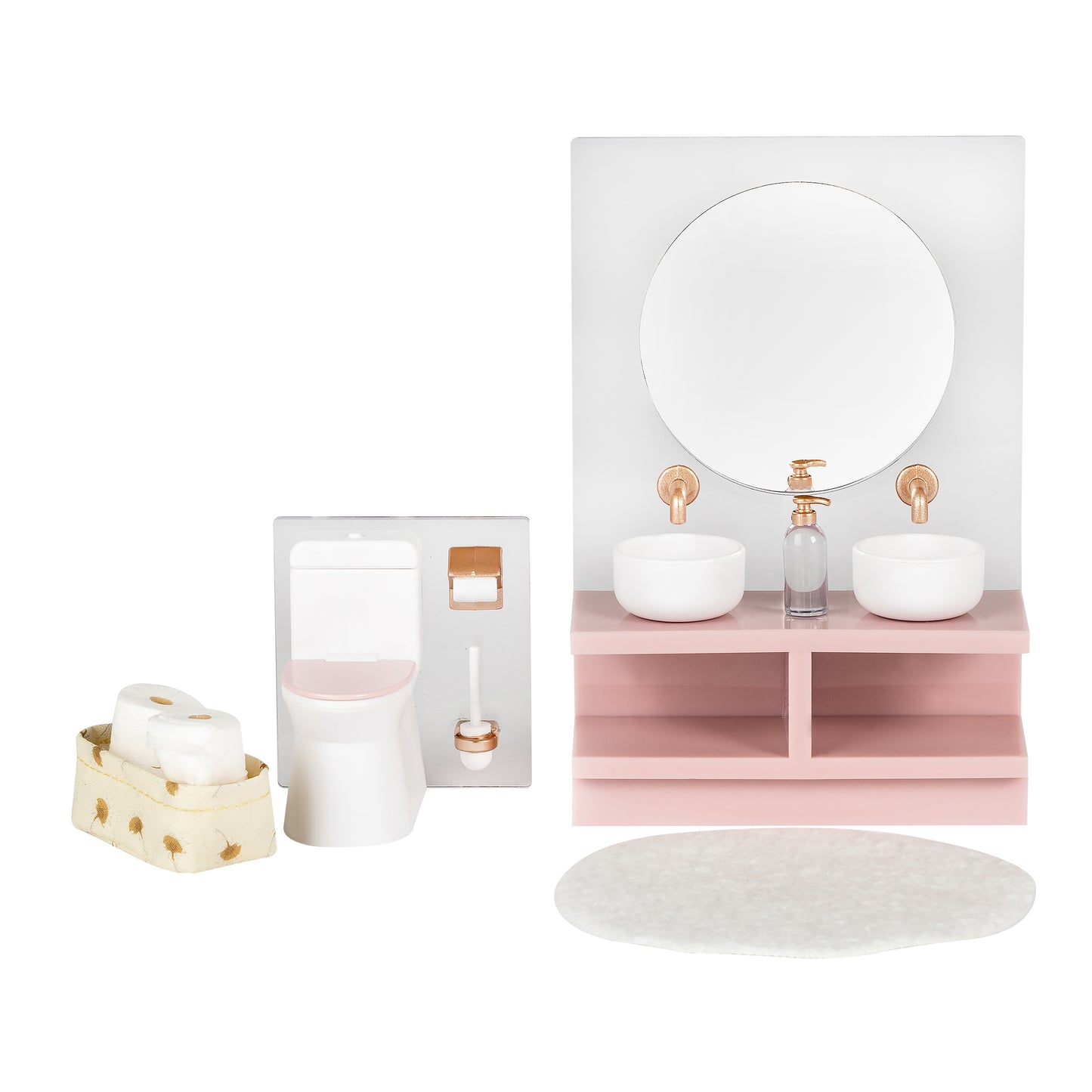 Lundby Waschbecken & Toilette-Set