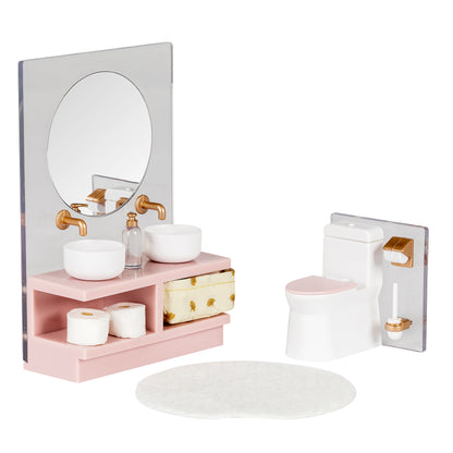 Lundby Waschbecken & Toilette-Set