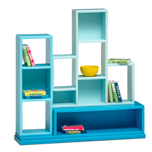 Lundby Bücherregal-Set türkis