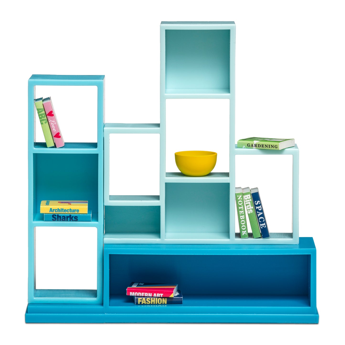 Lundby Bücherregal-Set türkis
