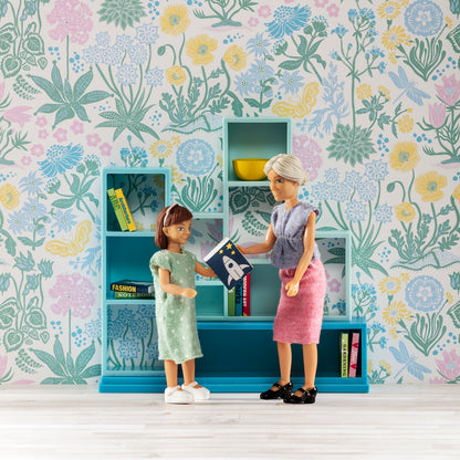 Lundby Bücherregal-Set türkis