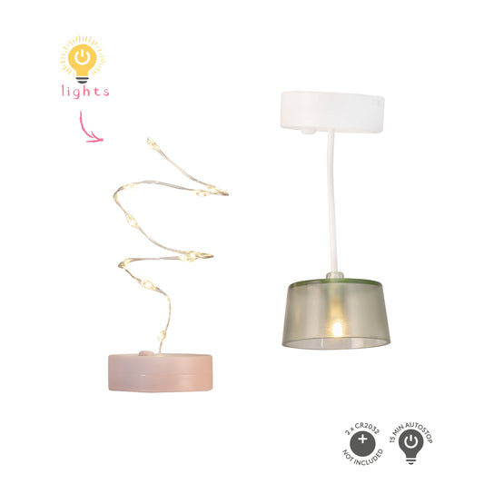 Lundby Deckenlampe & Lichtkette