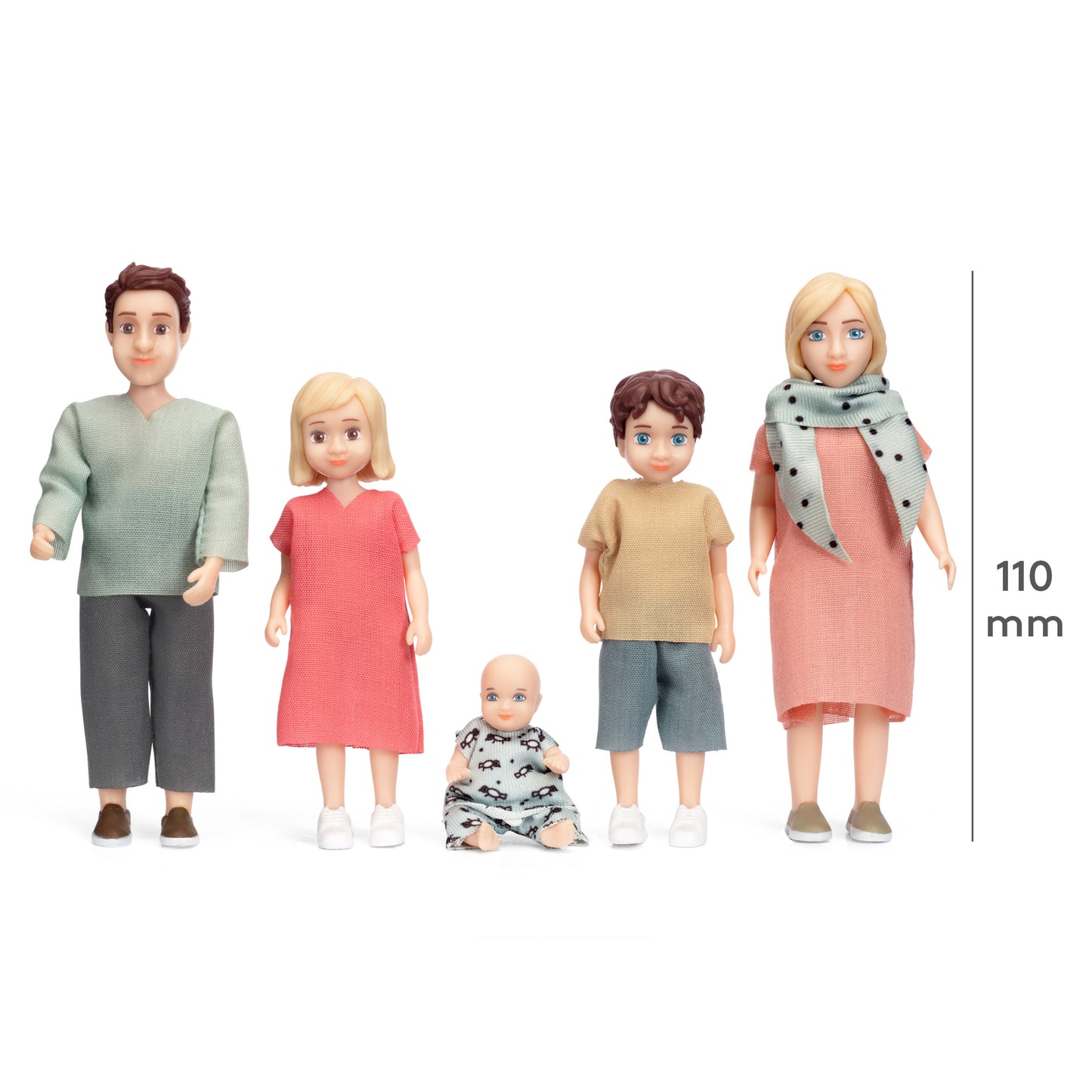 Lundby Puppenhauspuppen Familie Charlie