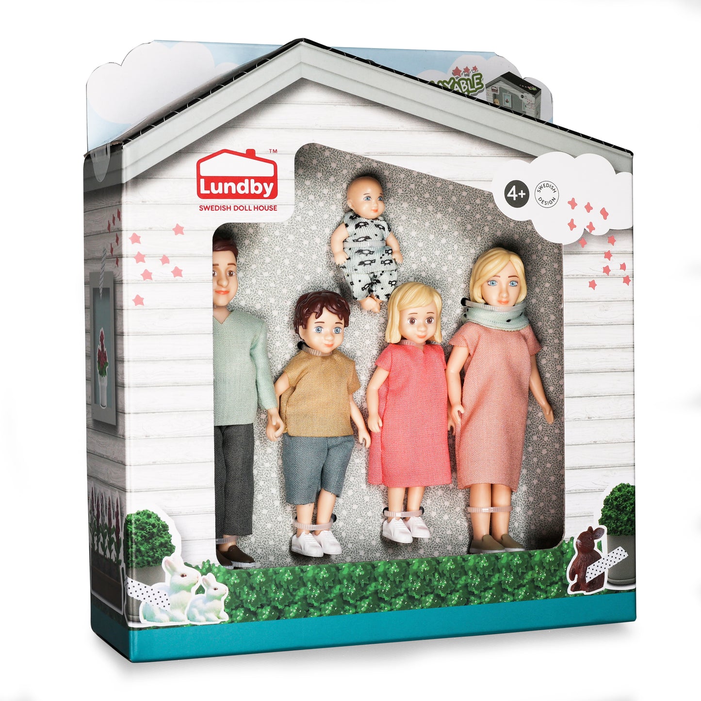 Lundby Puppenhauspuppen Familie Charlie