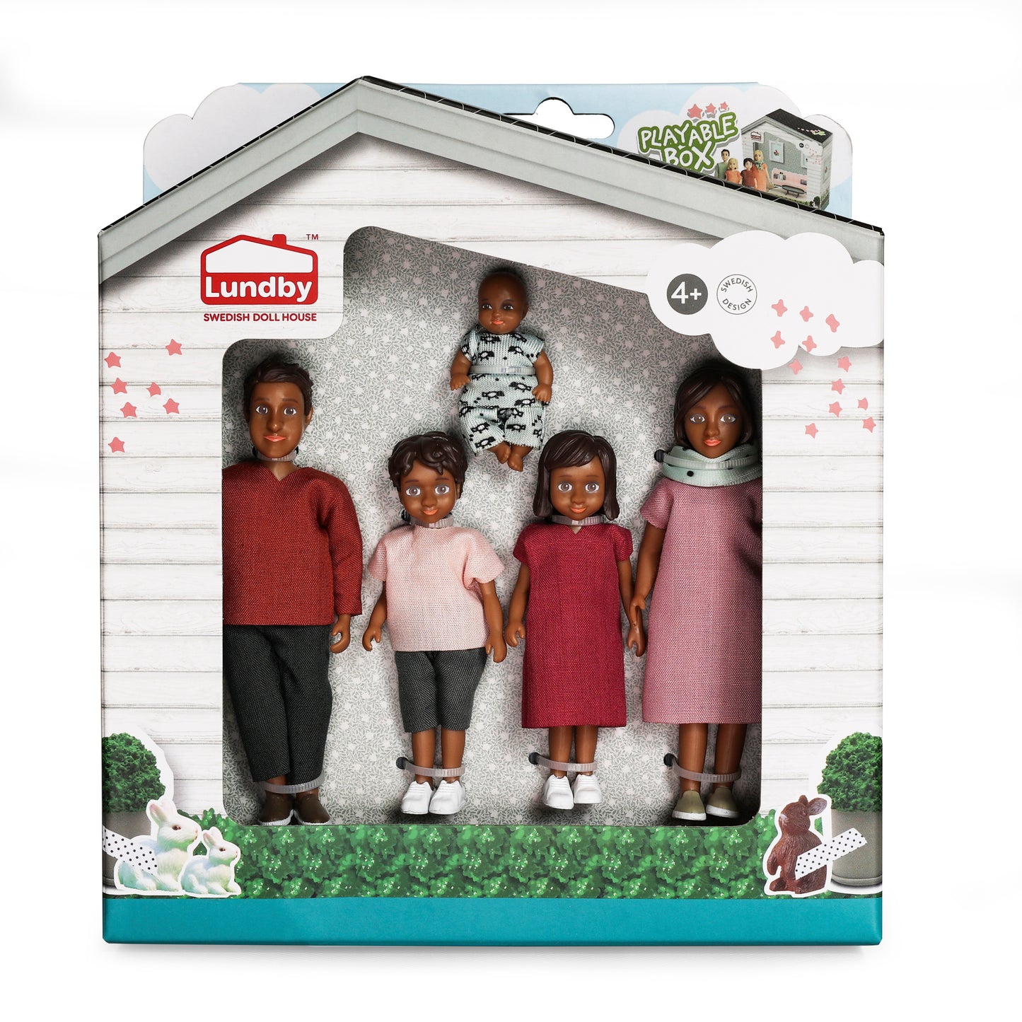Lundby Puppenhauspuppen Familie Nikki