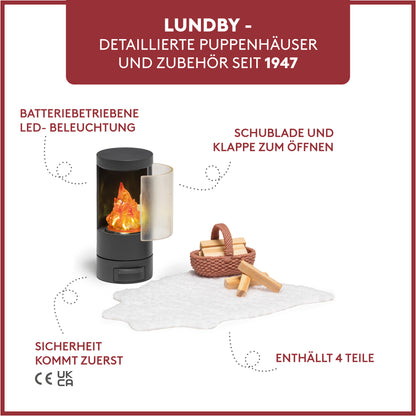Lundby Kamin-Set classic