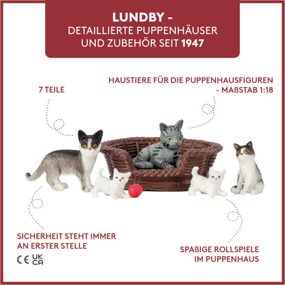 Lundby Katzenfamilie