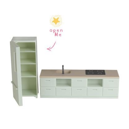 Lundby Küche Basic pastell-mint