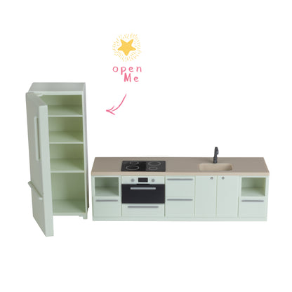 Lundby Küche Basic pastell-mint
