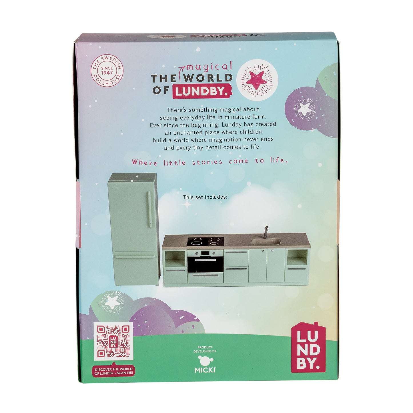 Lundby Küche Basic pastell-mint