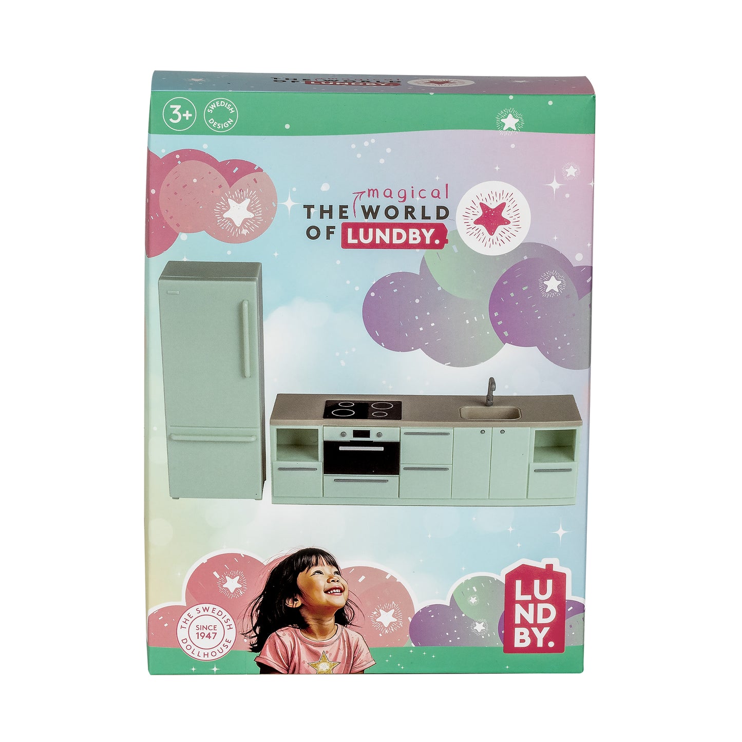 Lundby Küche Basic pastell-mint