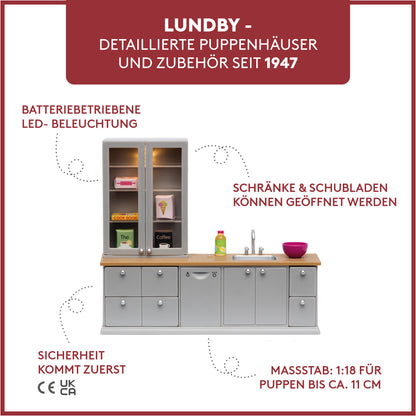 Lundby Spüle und Spülmaschine