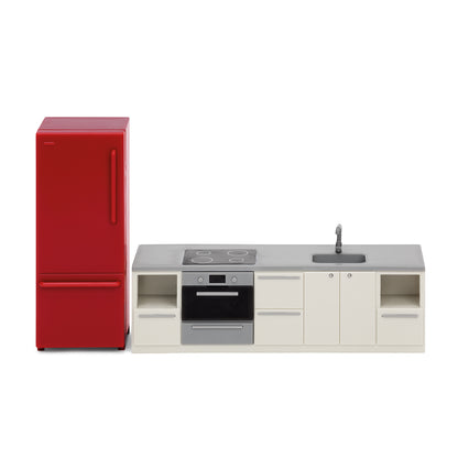 Lundby Basic Küchen-Set, rot