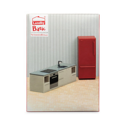 Lundby Basic Küchen-Set, rot
