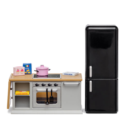 Lundby Herd- und Kühlschrank-Set