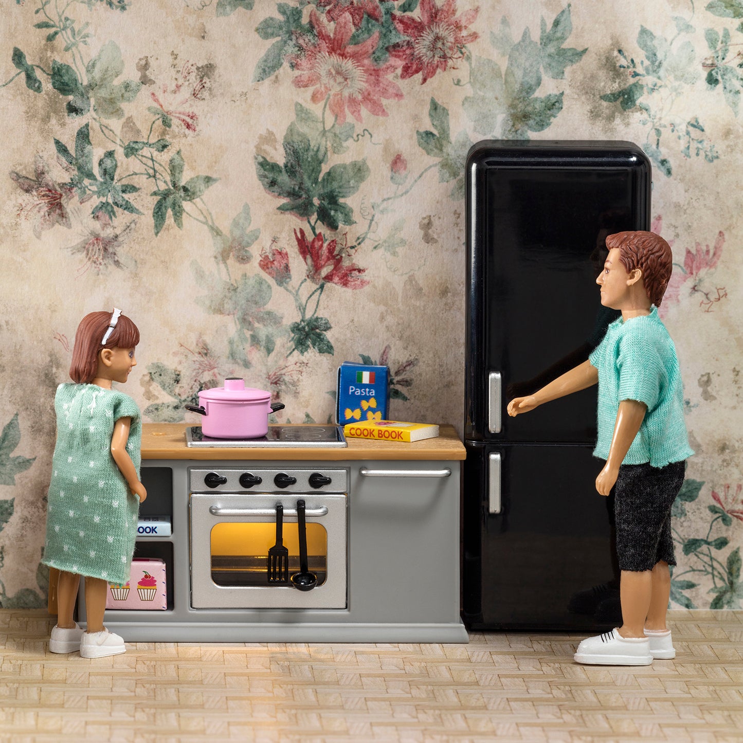Lundby Herd- und Kühlschrank-Set