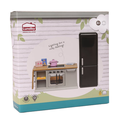 Lundby Herd- und Kühlschrank-Set