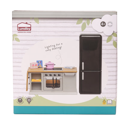 Lundby Herd- und Kühlschrank-Set