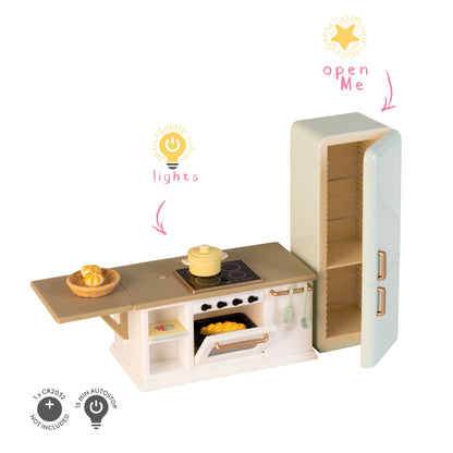 Lundby Kücheninsel mit Backofen & Kühlschrank