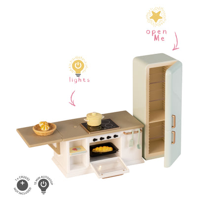Lundby Kücheninsel mit Backofen & Kühlschrank