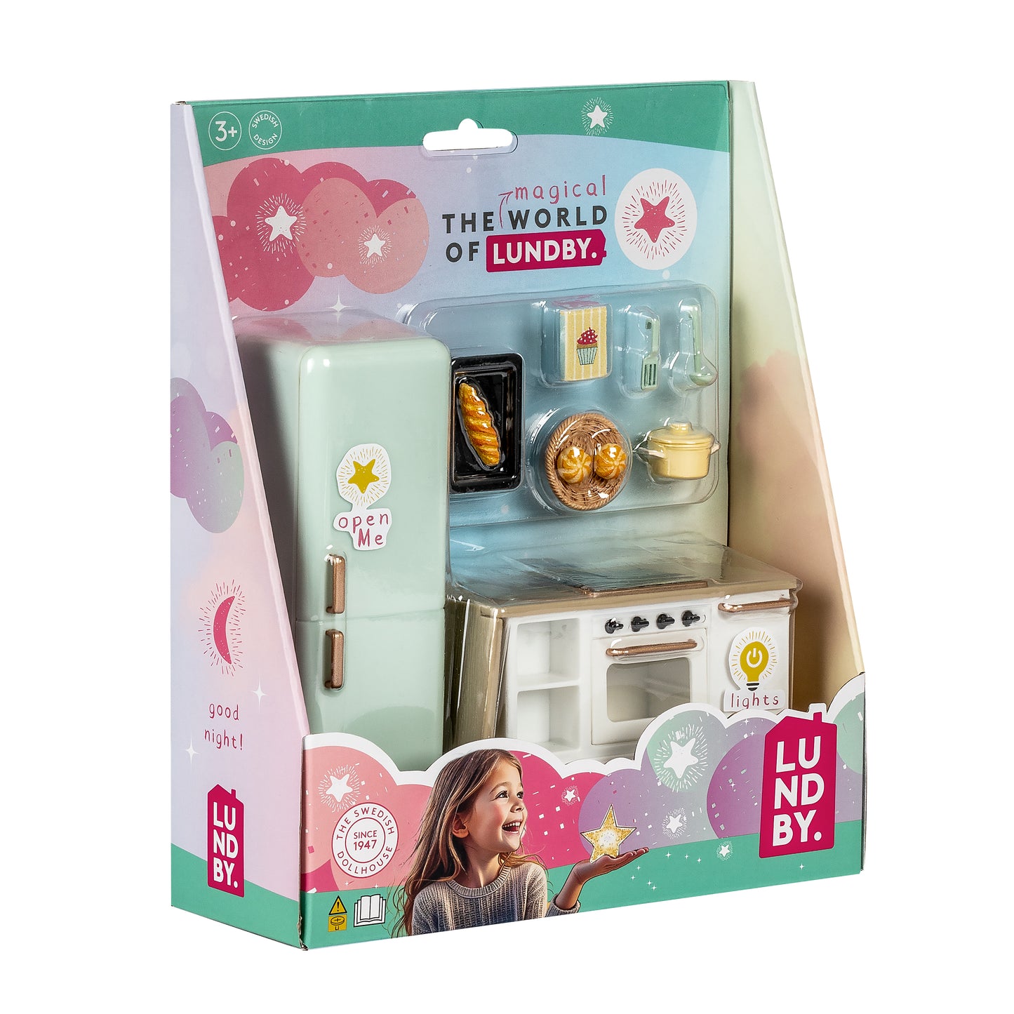 Lundby Kücheninsel mit Backofen & Kühlschrank