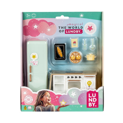 Lundby Kücheninsel mit Backofen & Kühlschrank