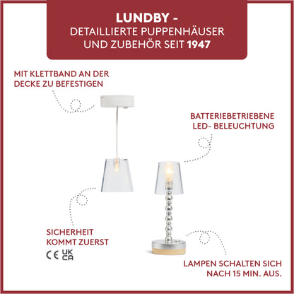 Lundby Boden und Deckenleuchte