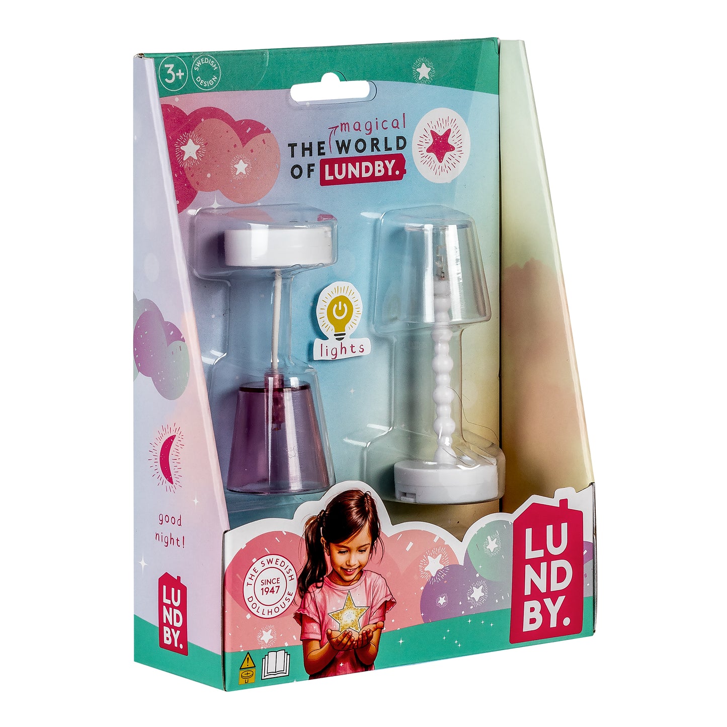 Lundby Steh- und Deckenlampe-Set