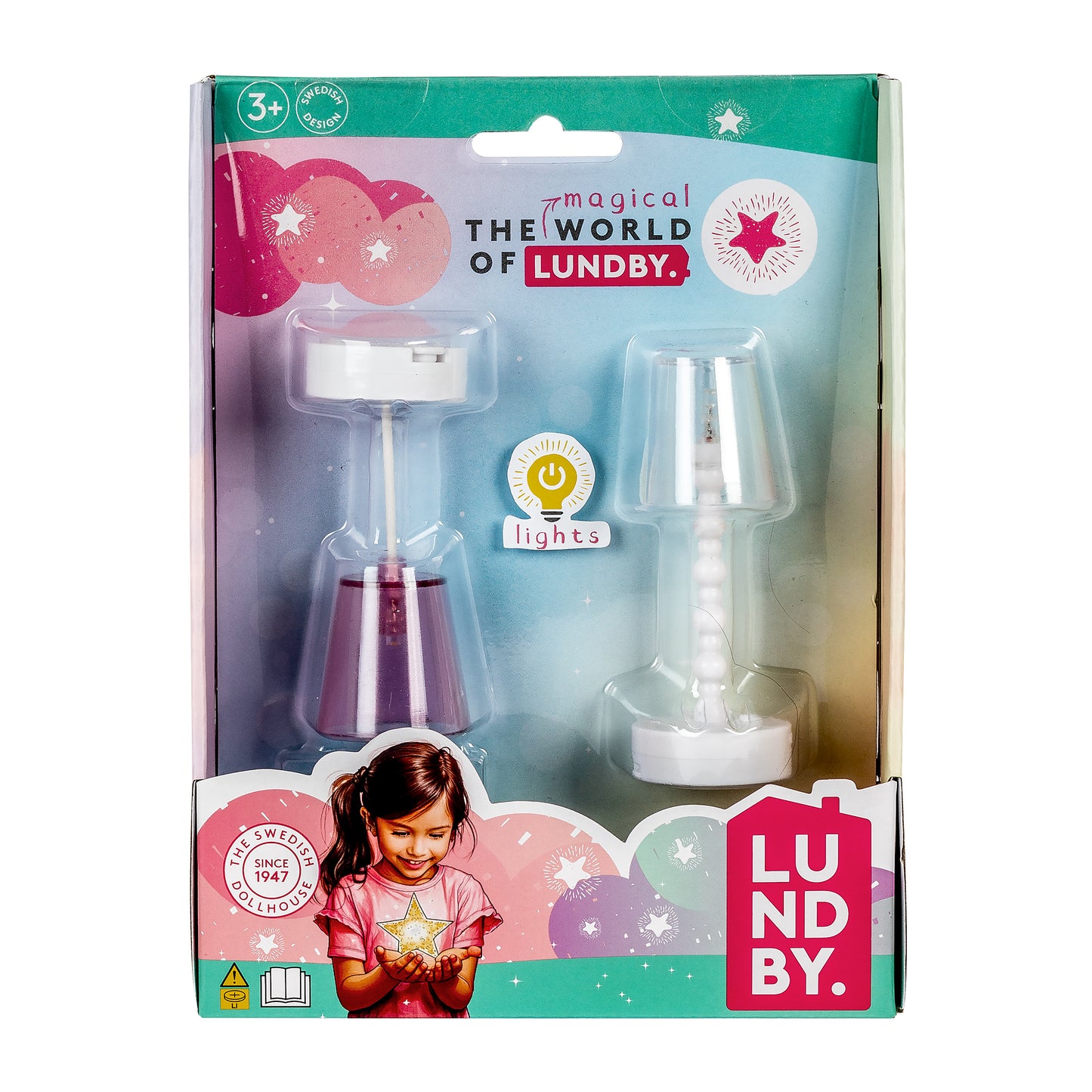 Lundby Steh- und Deckenlampe-Set