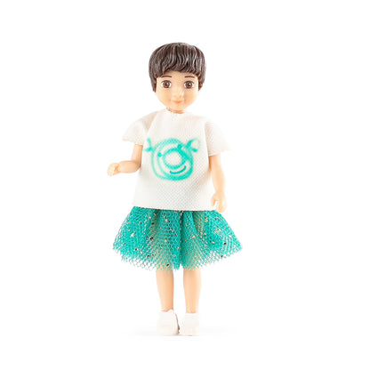 Lundby Puppenhauspuppe kreativ- mit 3 Frisuren und Kleidungsstücken
