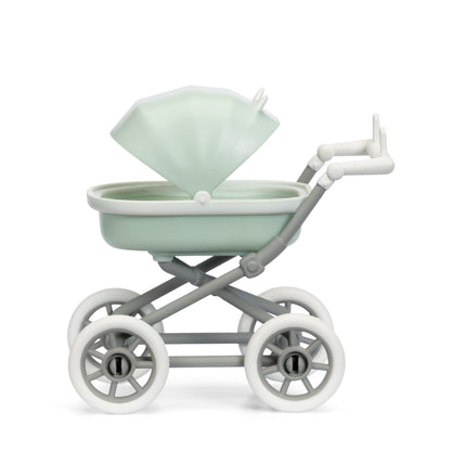 Lundby Puppenhauspuppe Mann mit Baby und Kinderwagen
