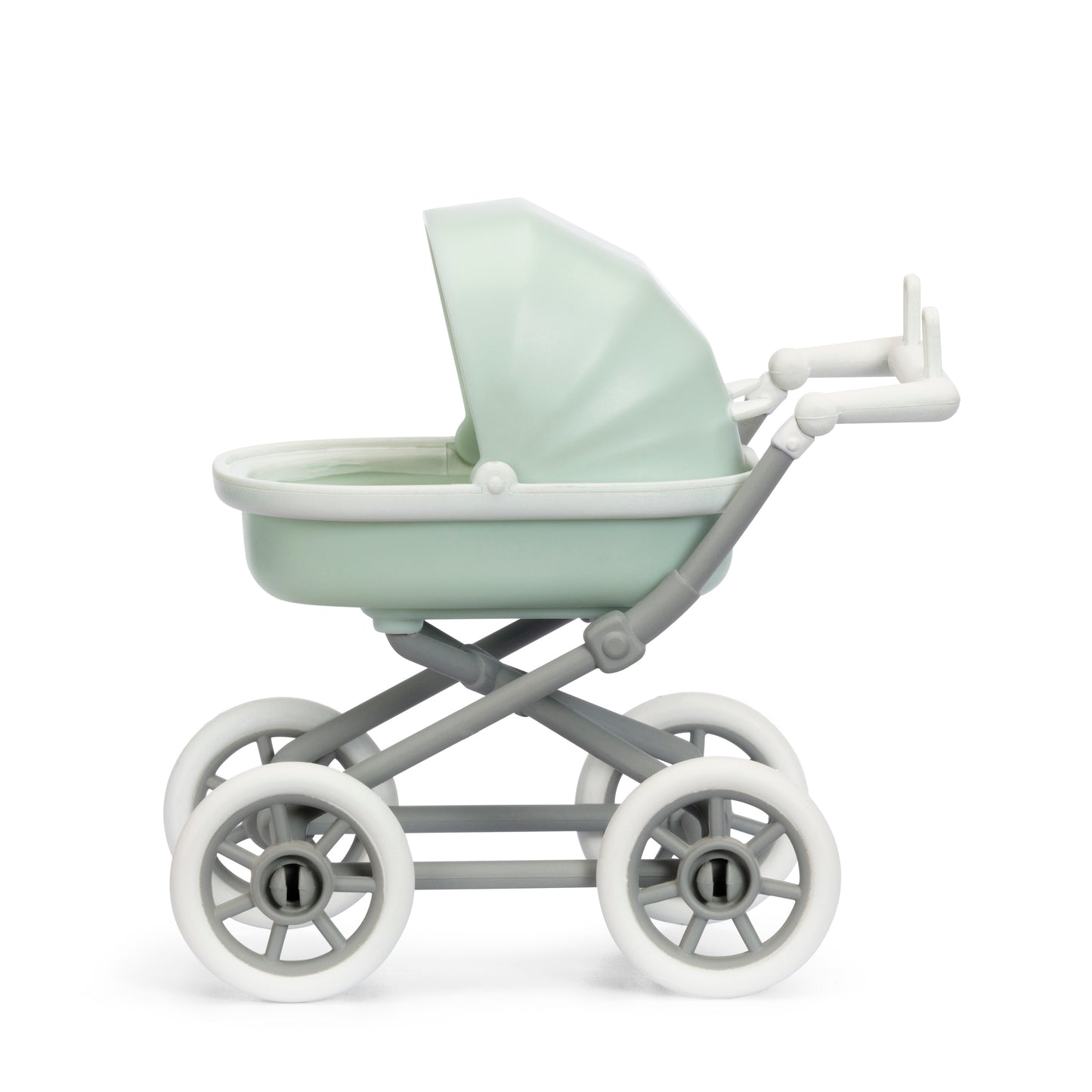 Lundby Puppenhauspuppe Mann mit Baby und Kinderwagen