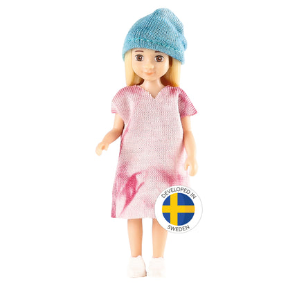 Lundby Puppenhauspuppe kreativ- mit 3 Frisuren und Kleidungsstücken