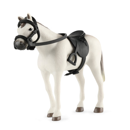 Lundby Puppenhauspuppe mit Pferd
