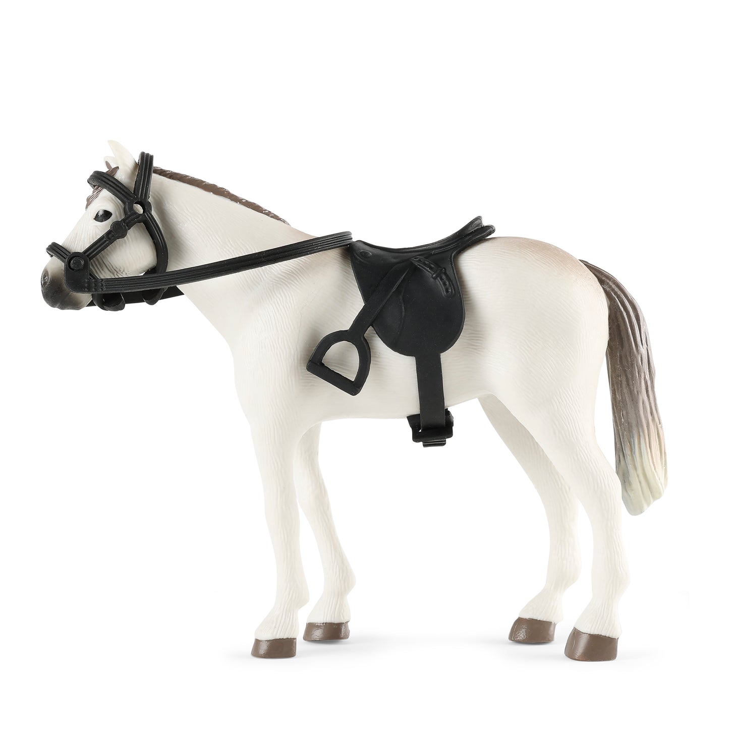Lundby Puppenhauspuppe mit Pferd
