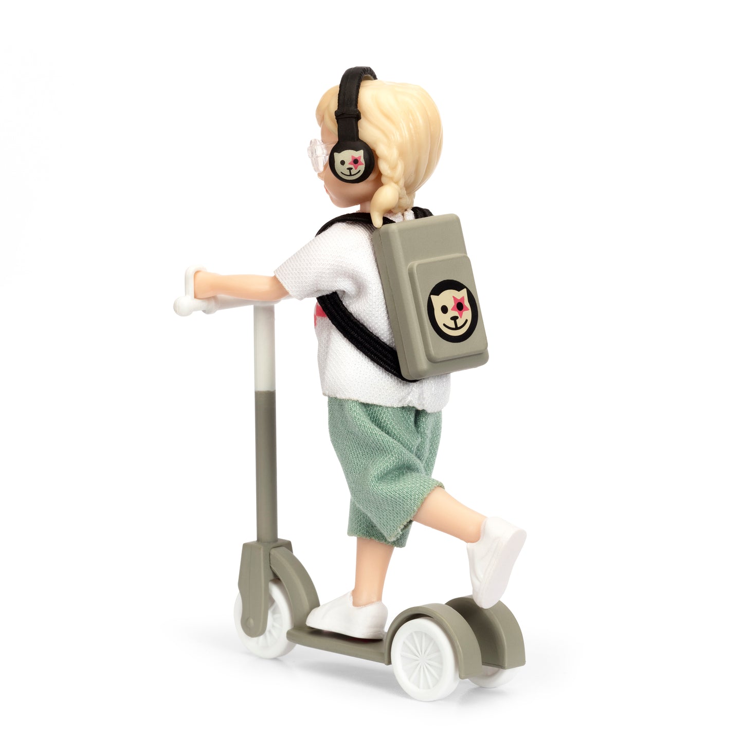Lundby Puppenhauspuppe mit Roller