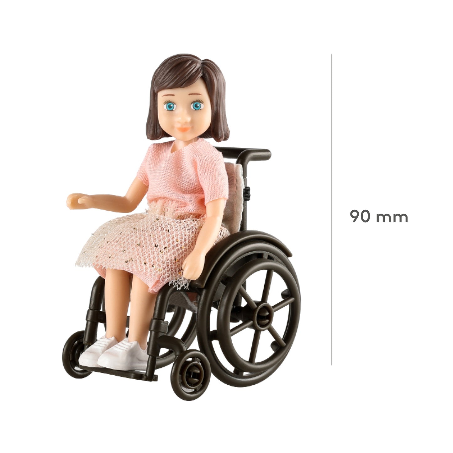 Lundby Puppenhauspuppe mit Rollstuhl