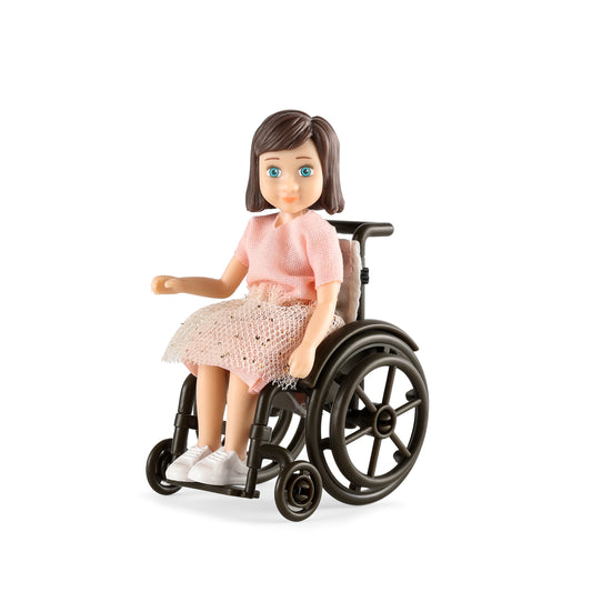 Lundby Puppenhauspuppe mit Rollstuhl