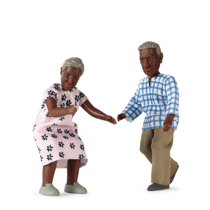 Lundby Puppenhauspuppen Großeltern Familie Billie