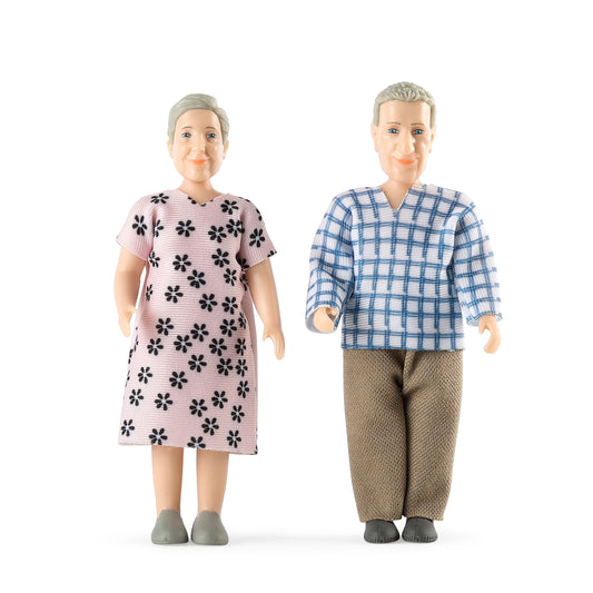 Lundby Puppenhauspuppen Großeltern Familie Charlie