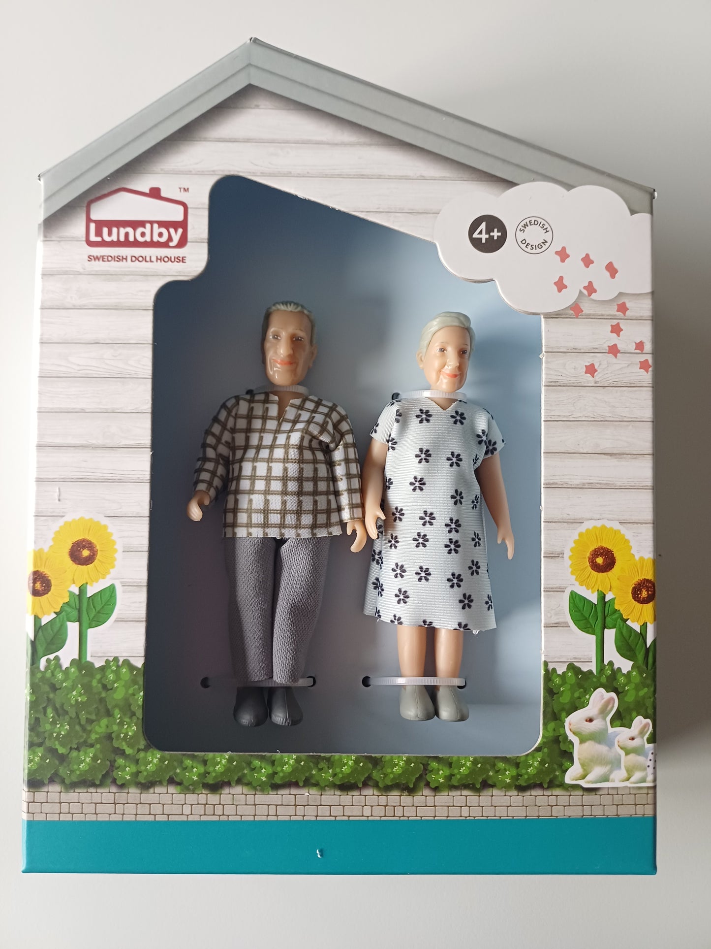 Lundby Puppenhauspuppen Großeltern Familie Jamie