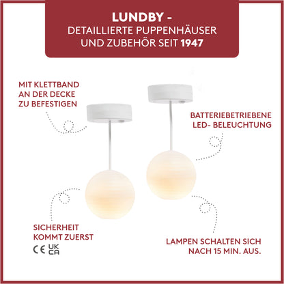 Lundby 2 Kugelleuchten