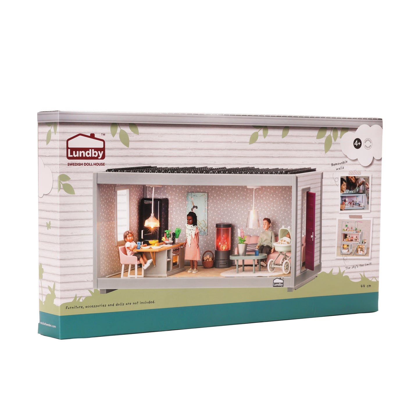 Lundby Modul Room für das Puppenhaus Life - 44 cm breit