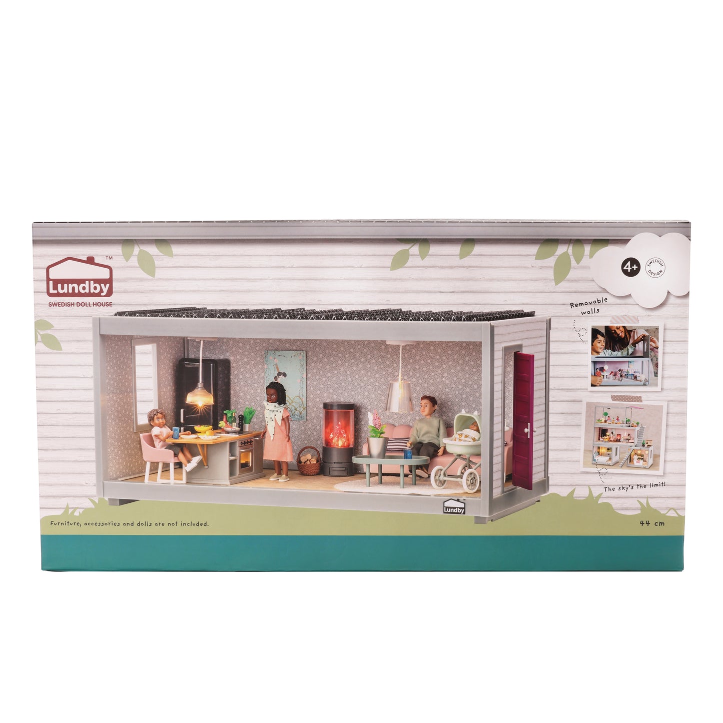 Lundby Modul Room für das Puppenhaus Life - 44 cm breit